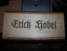 Namensschilder sind auch sehr schön